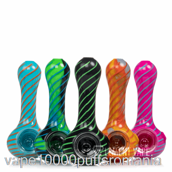Vape Romania Eyce Oraflex Lingura Silicon Spiralata Albastru / Alb